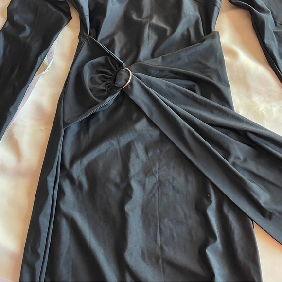 NEW! Khanum's- Black Turtleneck Long Sleeve Khrissy Maxi Dress Size Small - Picture 4 of 10